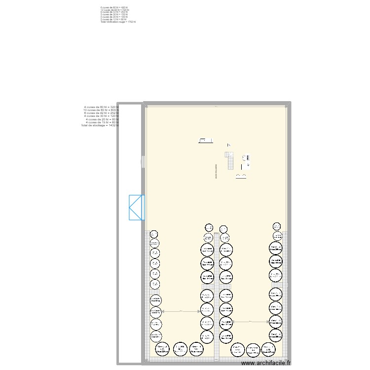 Cuverie Auvonne Rouge V3. Plan de 0 pièce et 0 m2