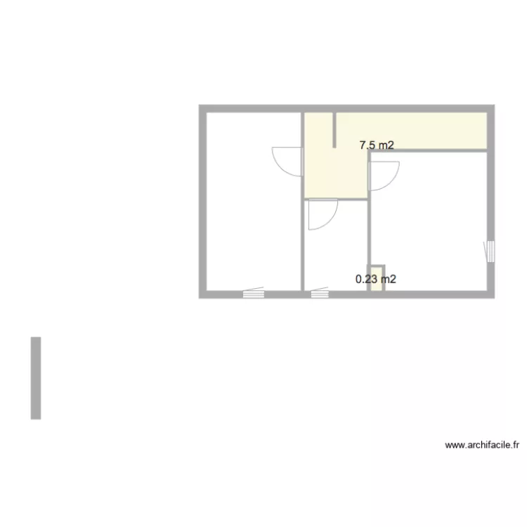 etage. Plan de 