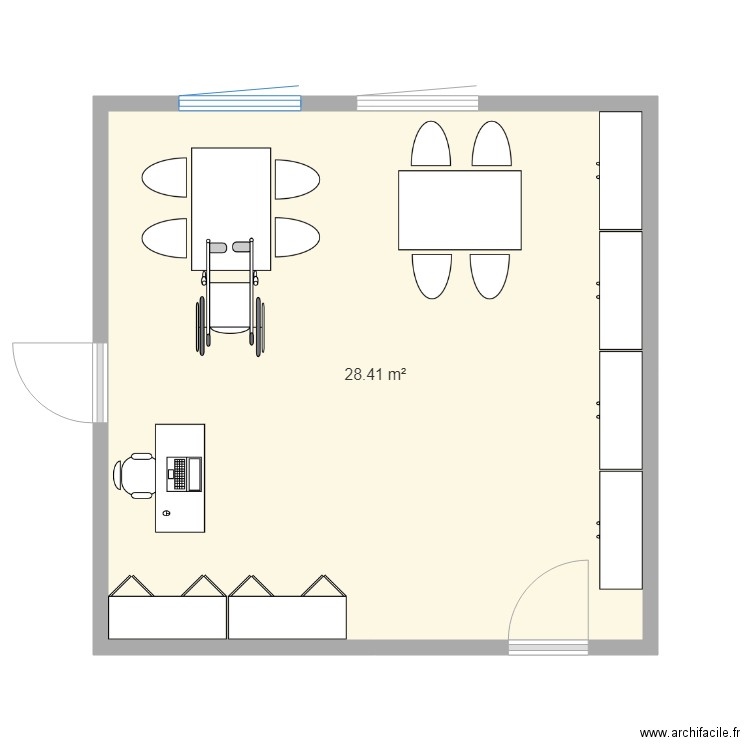 Salle Art médiation. Plan de 0 pièce et 0 m2