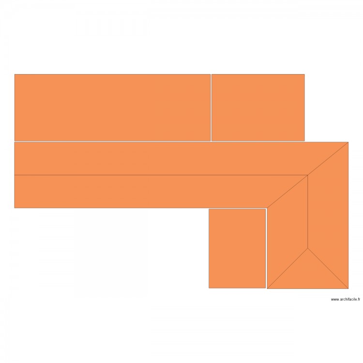 toiture exictante cabriere. Plan de 0 pièce et 0 m2