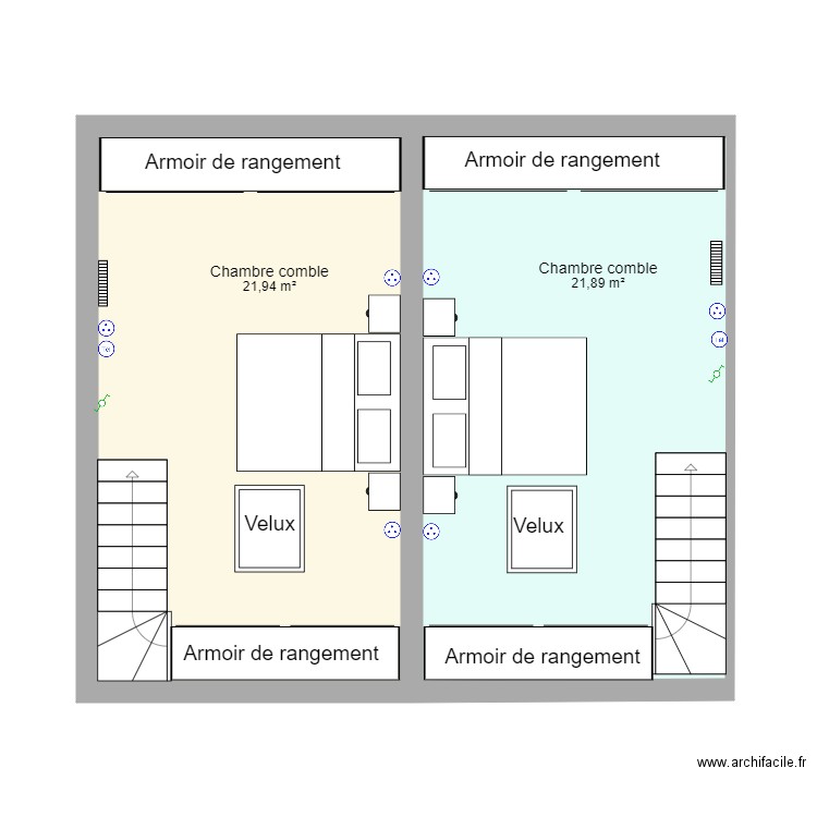  Edouard vaillant comble. Plan de 0 pièce et 0 m2