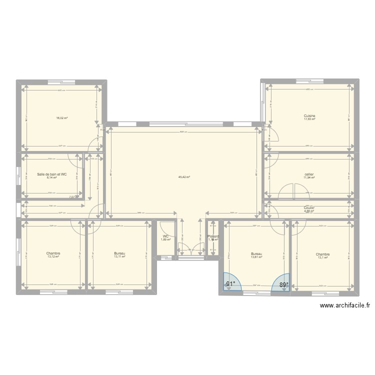 plein pied valetoliv 3. Plan de 0 pièce et 0 m2