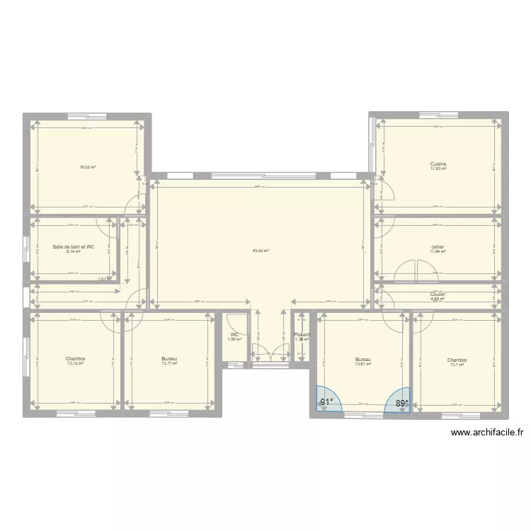 plein pied valetoliv 3. Plan de 