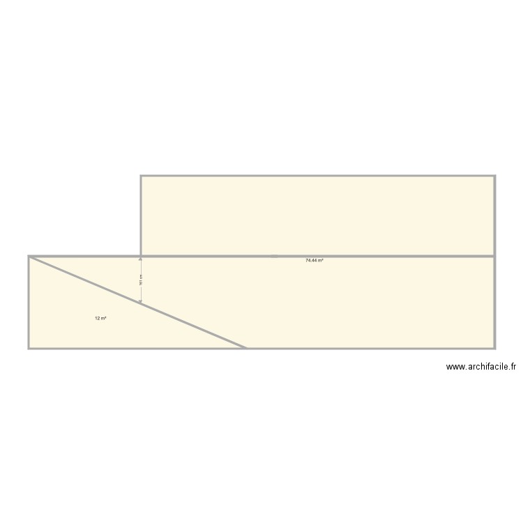 descente garage. Plan de 0 pièce et 0 m2