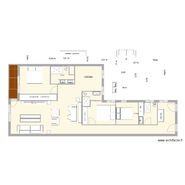 lagasca 27 estado ref4. Plan de 0 pièce et 0 m2