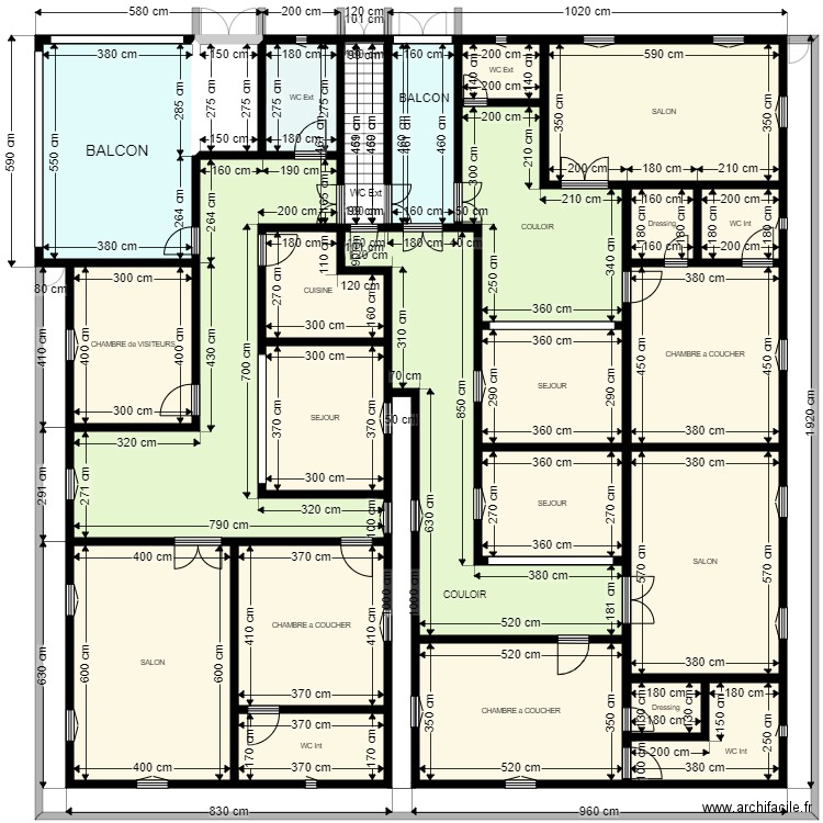 Plan 20x20 Clien 26411240 V3. Plan de 0 pièce et 0 m2