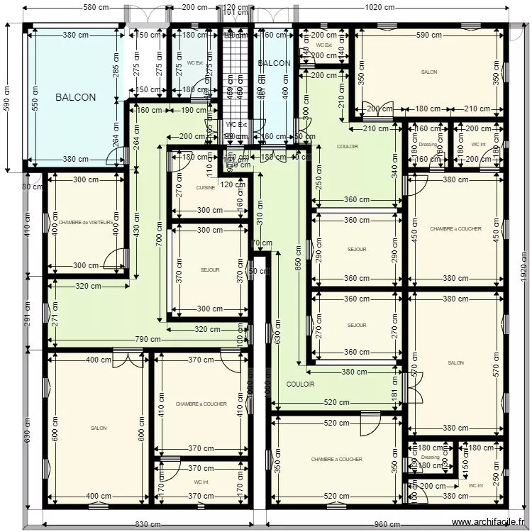 Plan 20x20 Clien 26411240 V3. Plan de 