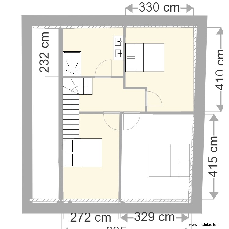 Plan remise Etage version 4. Plan de 0 pièce et 0 m2