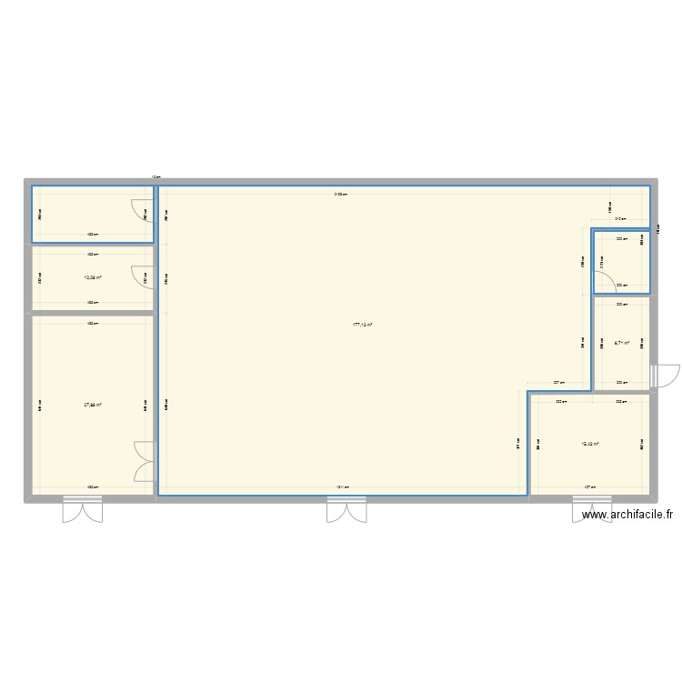 RHCV - L'Orée - BASE. Plan de 5 pièces et 237 m2