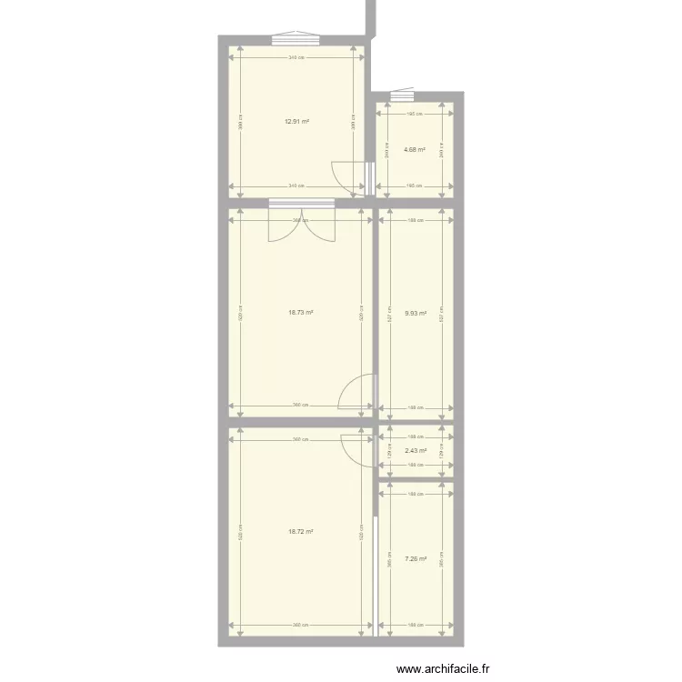 Wery 25 3&eacute;me. Plan de 