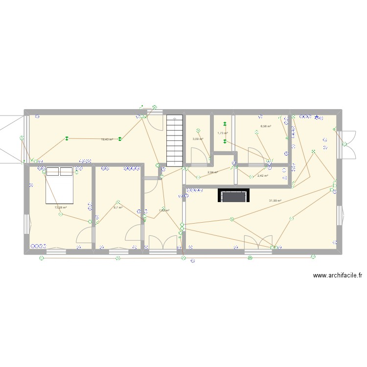 NAUFLE . Plan de 0 pièce et 0 m2
