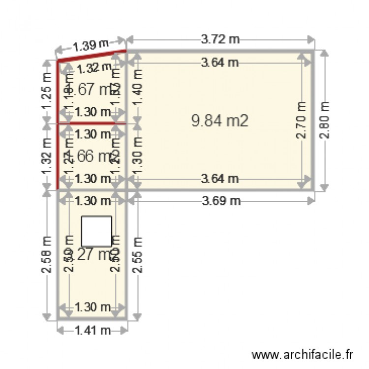 grande ourse face sud. Plan de 0 pièce et 0 m2