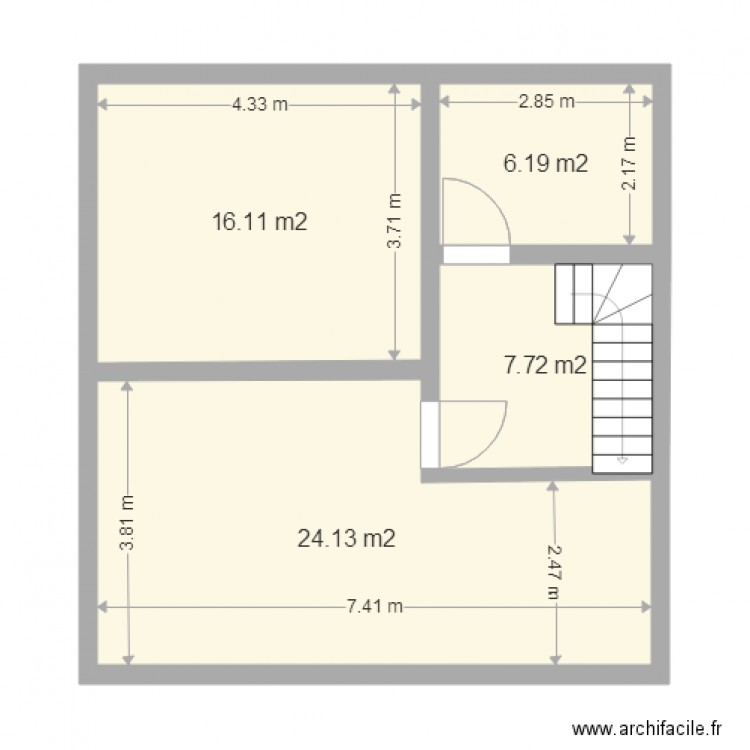 Damas 2 em. Plan de 0 pièce et 0 m2