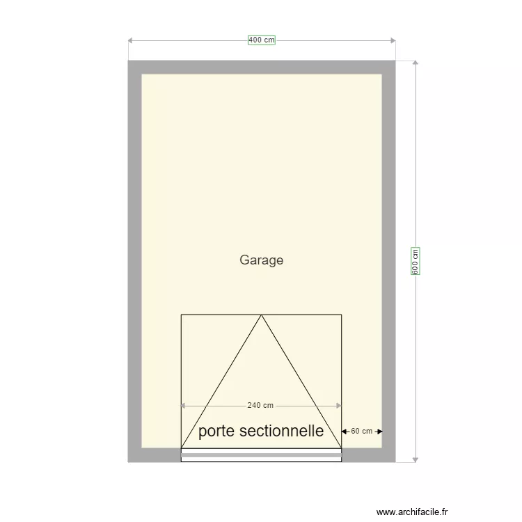 garage2. Plan de 