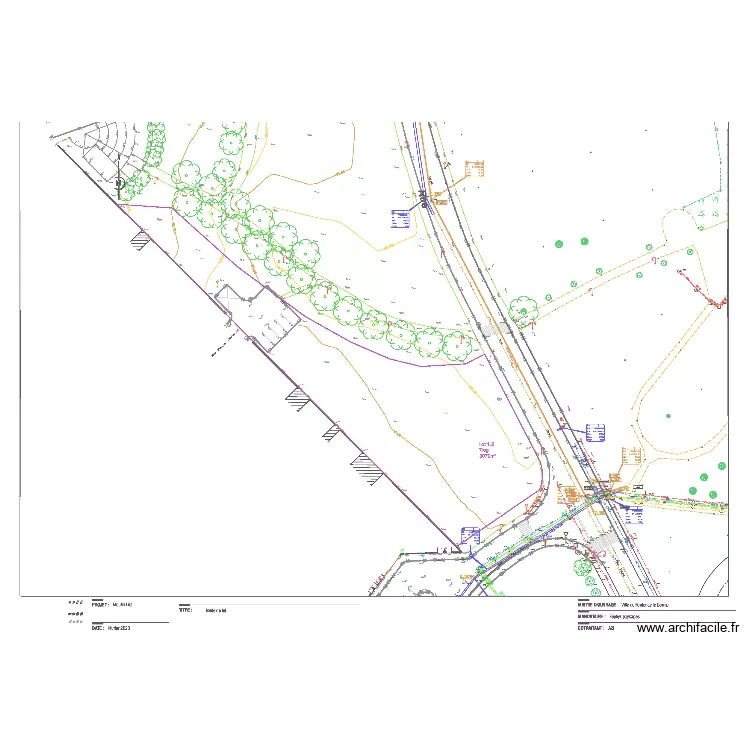 FONTENAY Moulins PSLA. Plan de FONTENAY Moulins PSLA. Plan de