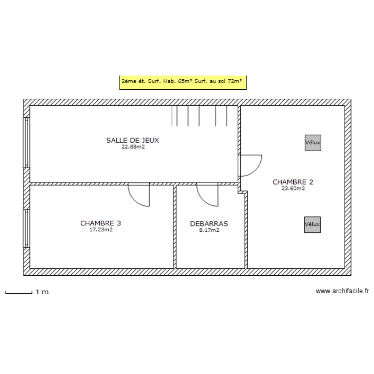 PONTIER 2ET. Plan de 0 pièce et 0 m2