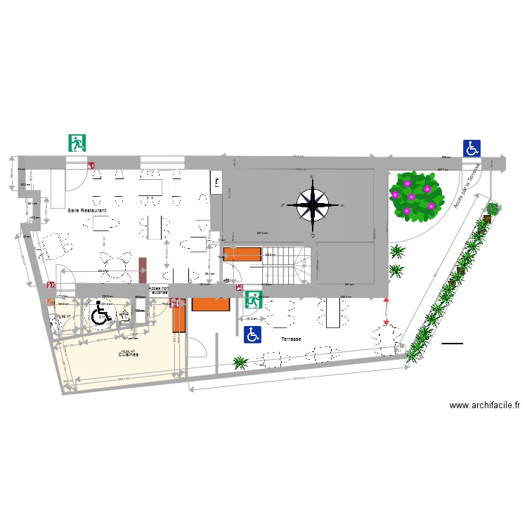 Crêches Salle 2 bis. Plan de 0 pièce et 0 m2