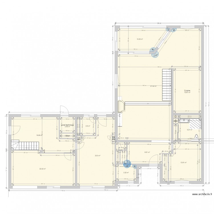 Rez de chaussée 100817. Plan de 0 pièce et 0 m2