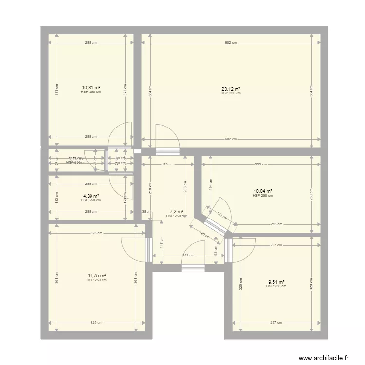 39 lamartine. Plan de 