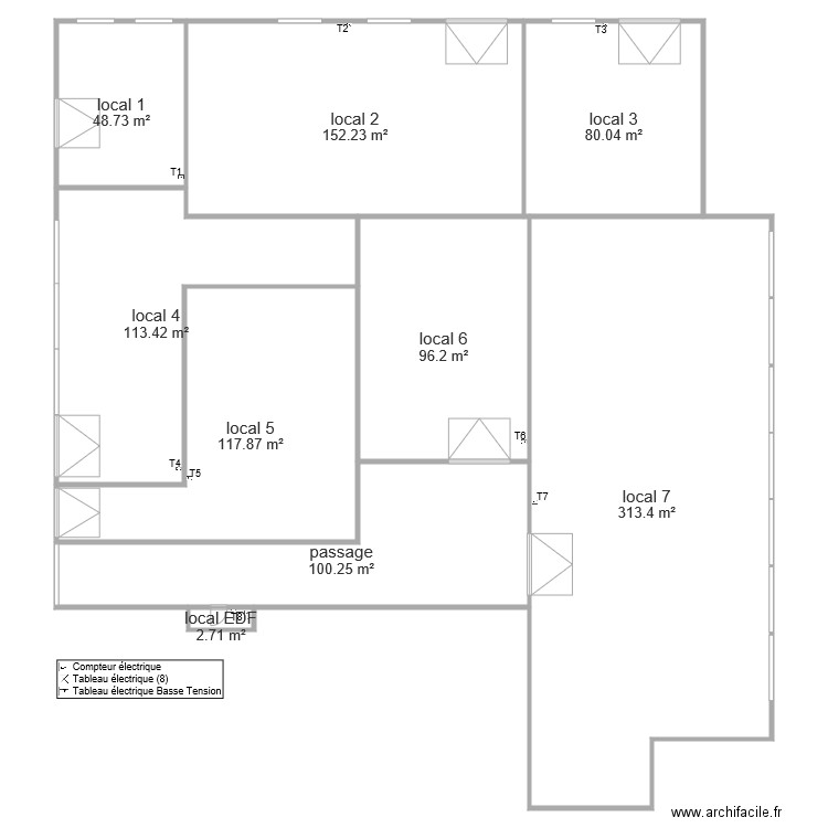 local fraize elec. Plan de 0 pièce et 0 m2