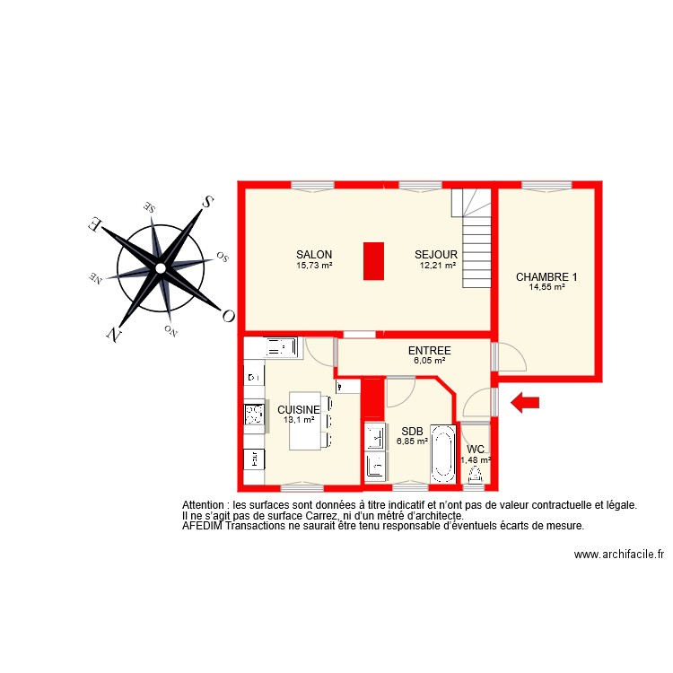 BI 6610 RDC. Plan de 0 pièce et 0 m2