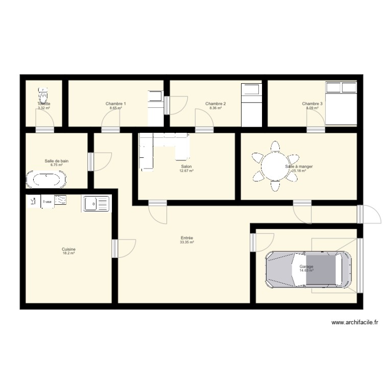 Techno1crsplanmaisonmaquette. Plan de 0 pièce et 0 m2
