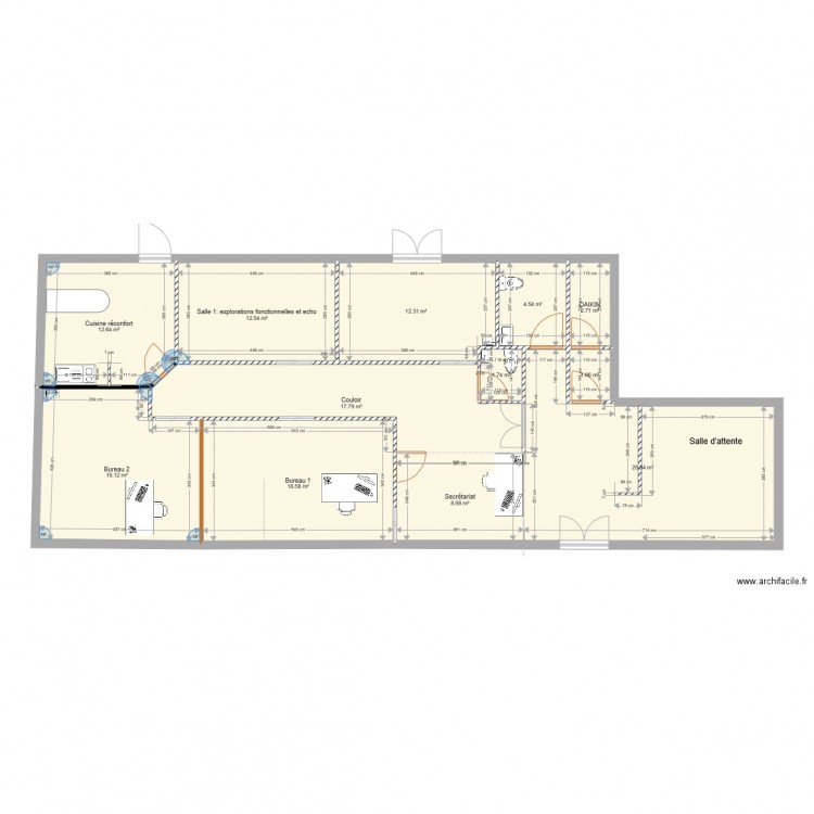 plan centre medical cuidatella 1. Plan de 0 pièce et 0 m2