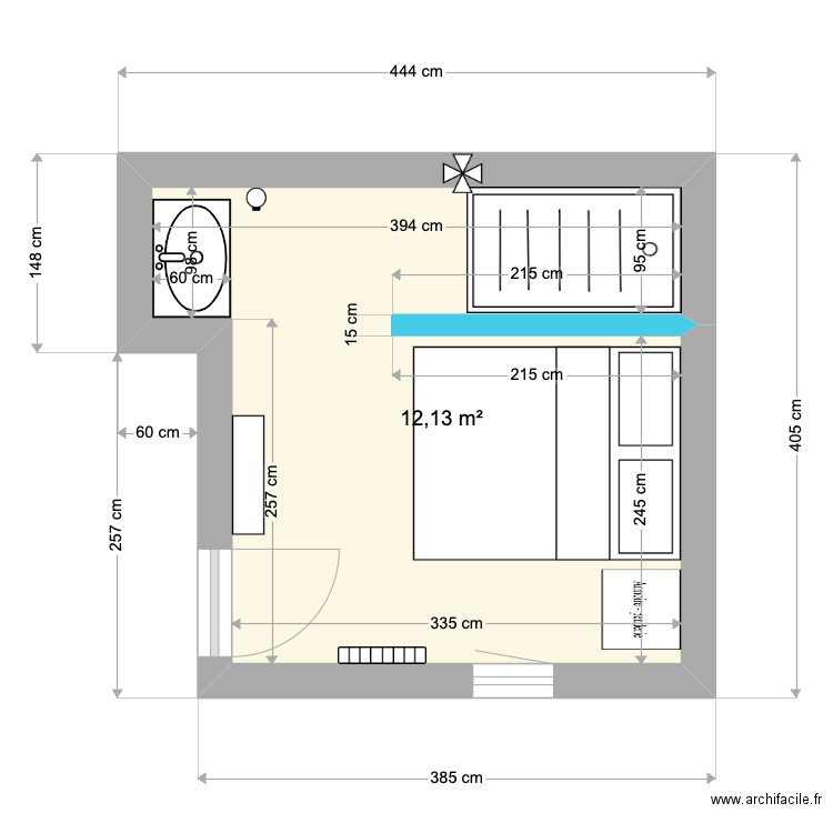SDB - CHAMBRE - MAMAN - V4. Plan de 0 pièce et 0 m2