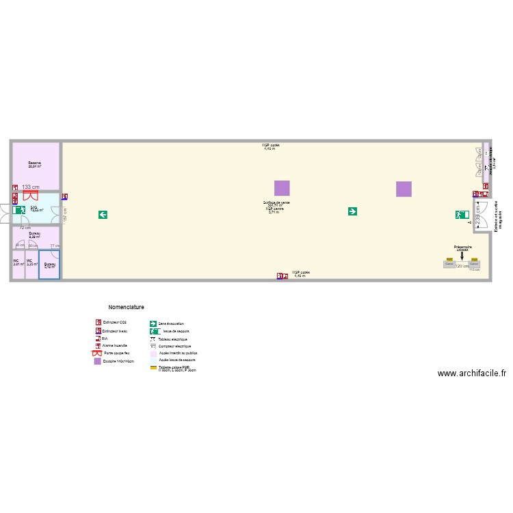 Stock Privé avant projet. Plan de 0 pièce et 0 m2