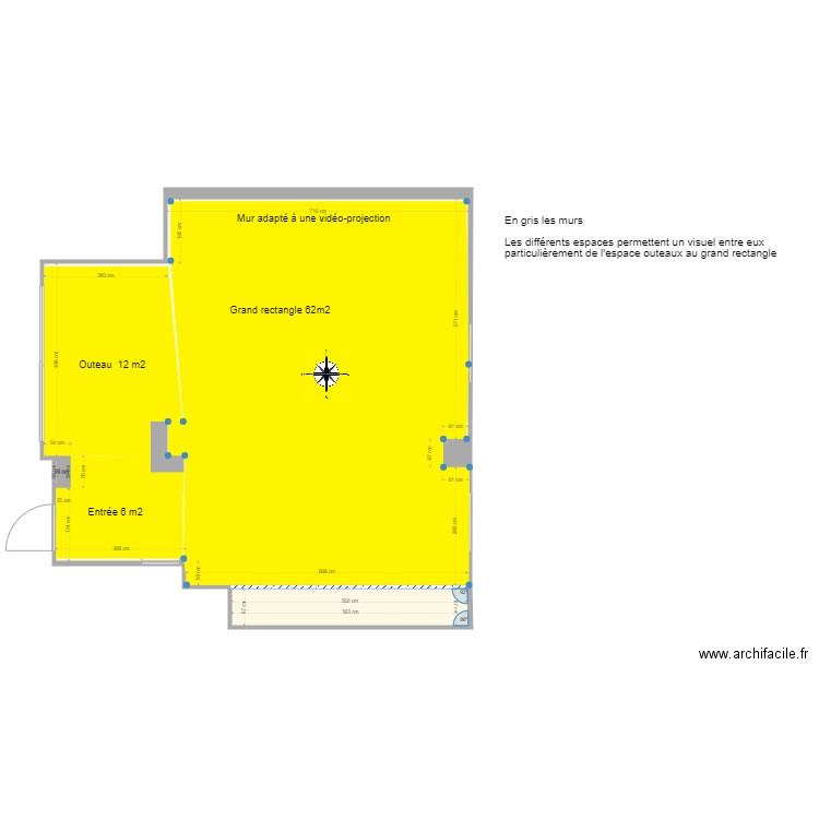 salle . Plan de 0 pièce et 0 m2