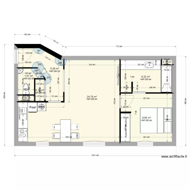 APPARTEMENT VANESSA. Plan de 