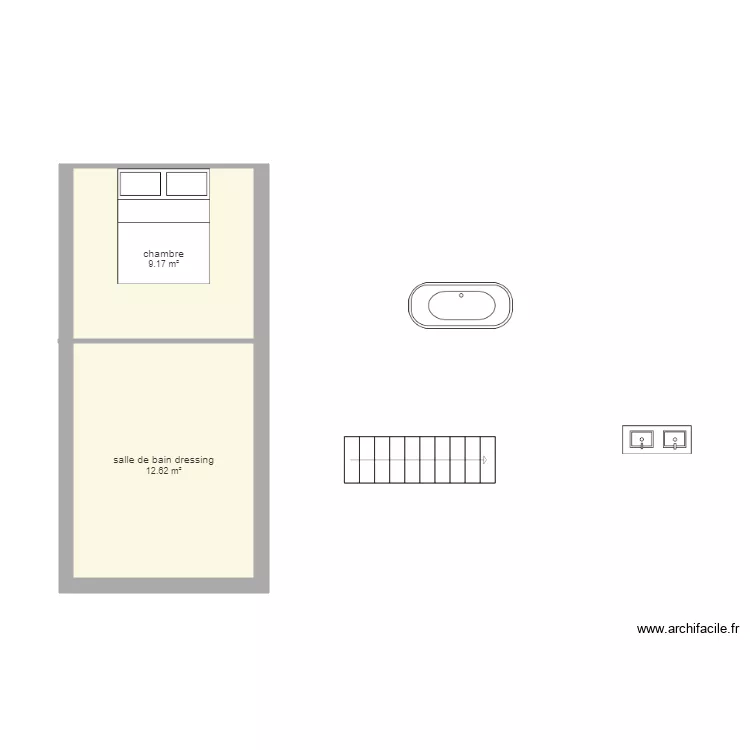 chambre bas devis. Plan de chambre bas devis. Plan de