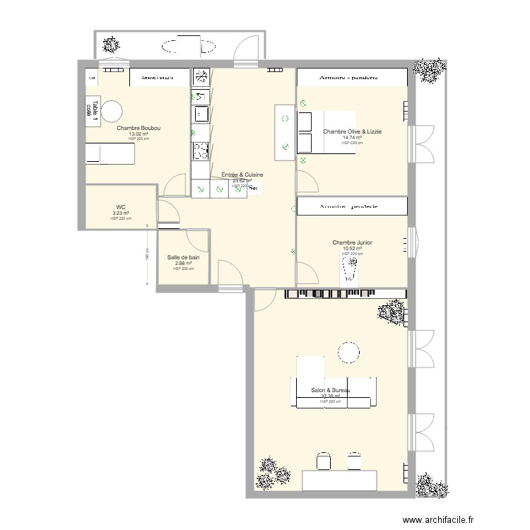 Boubou Family 1A. Plan de 0 pièce et 0 m2