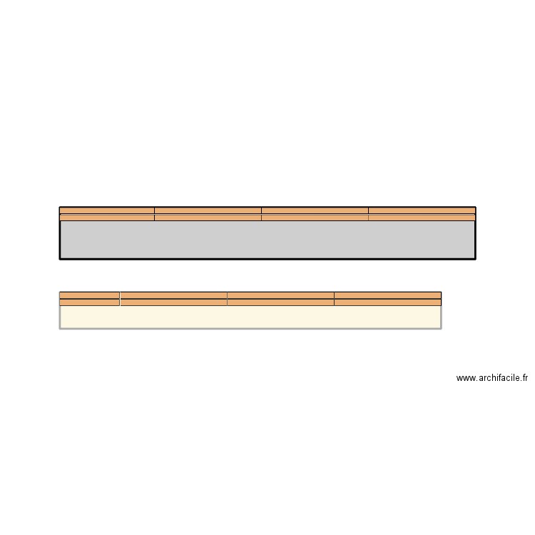 mode ho. Plan de 2 pièces et 10 m2