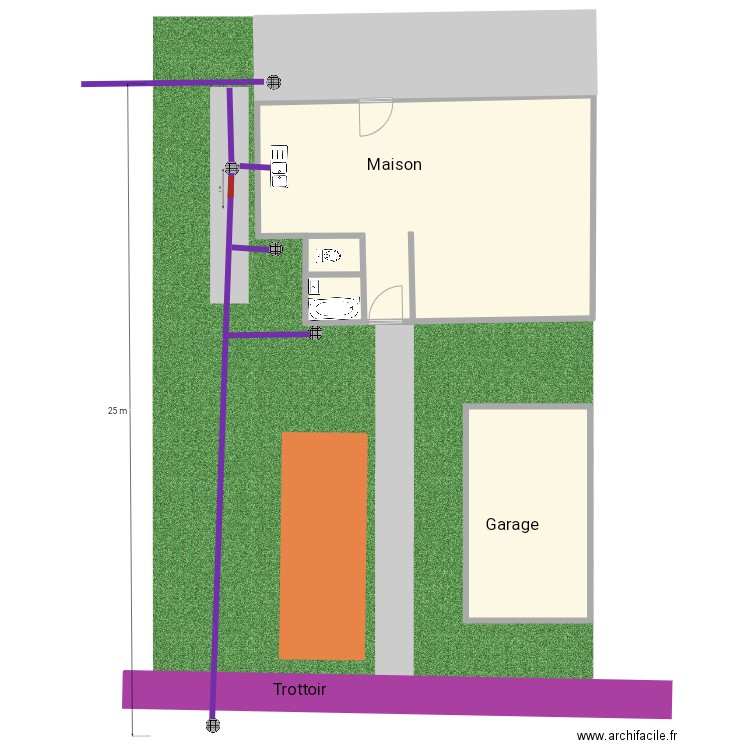 N33 . Plan de 2 pièces et 331 m2