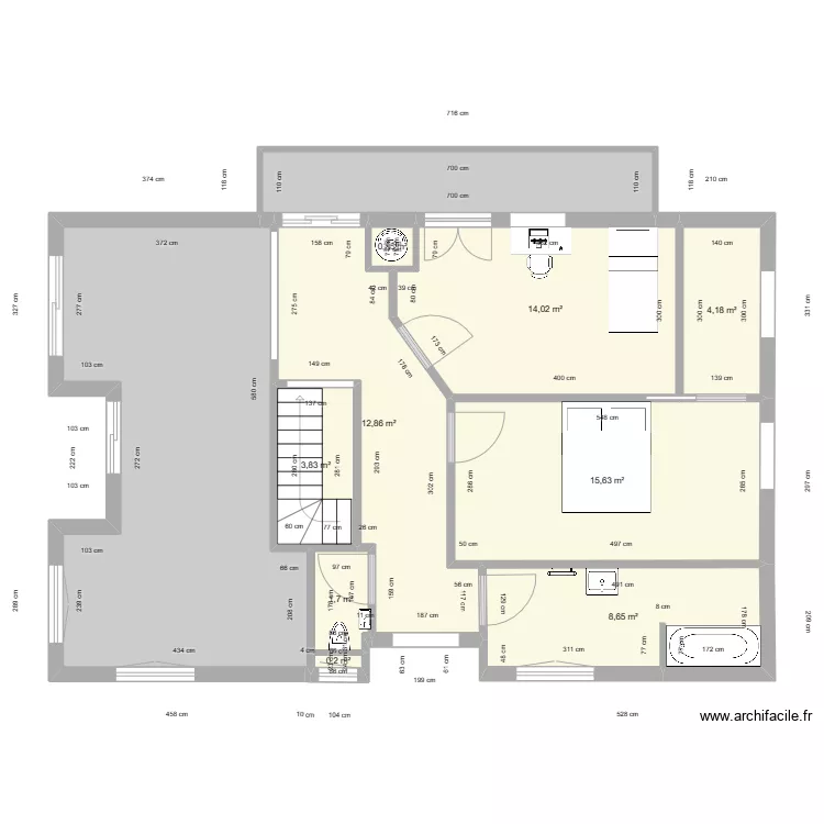 C&eacute;lia-9 Etage. Plan de 