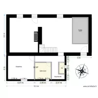  plan maison avec extension 1