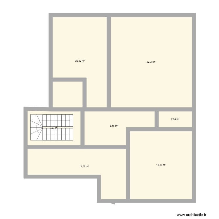 plan maison 3 chambres campagnebjaia. Plan de 0 pièce et 0 m2