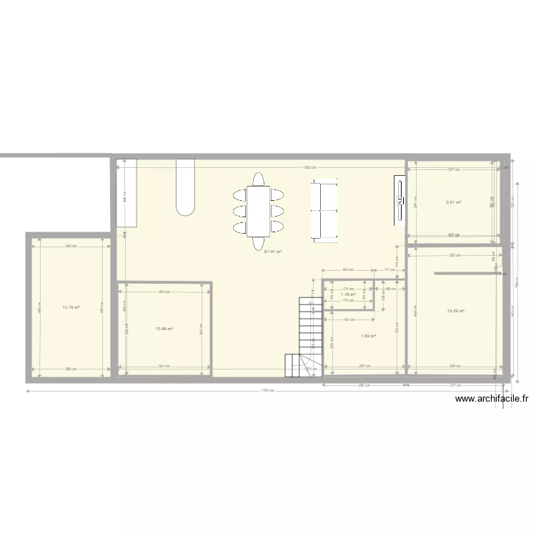 PAVILLON COURVILLE 2. Plan de 