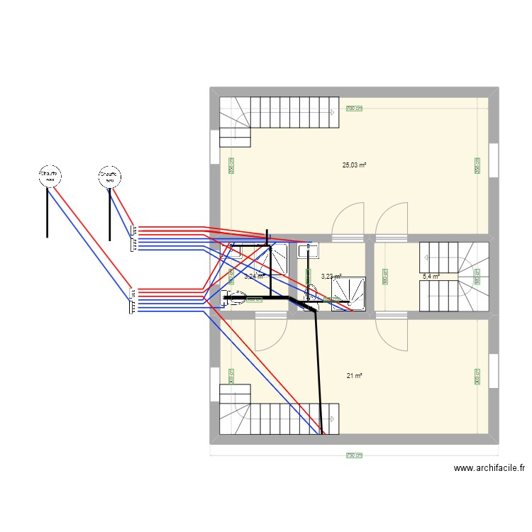 FABIEN2. Plan de 5 pièces et 58 m2