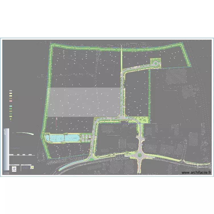 PARCELLE CORPAL. Plan de 