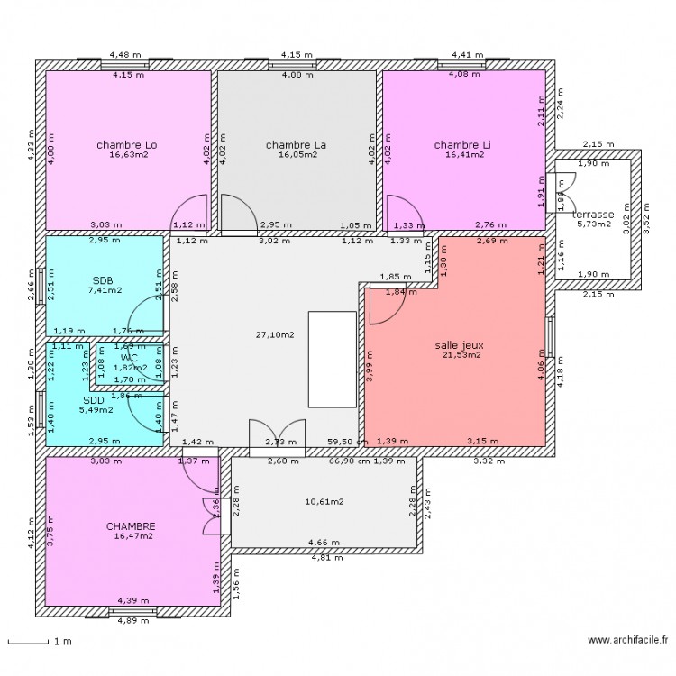 maison NLC L étage. Plan de 0 pièce et 0 m2