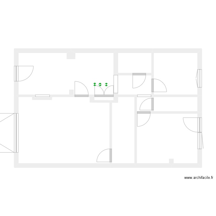 Marcx rez électr. Plan de 11 pièces et 70 m2