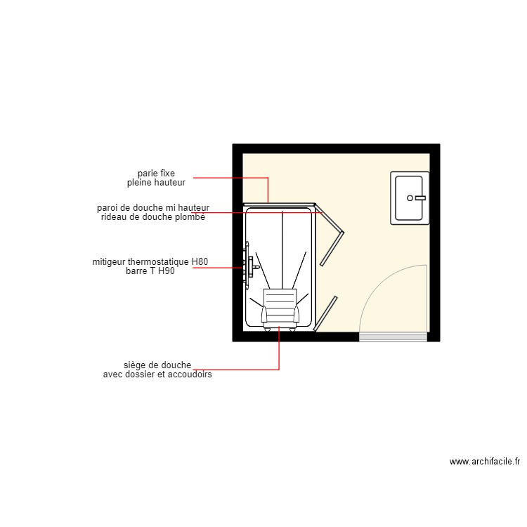 klefing. Plan de 0 pièce et 0 m2