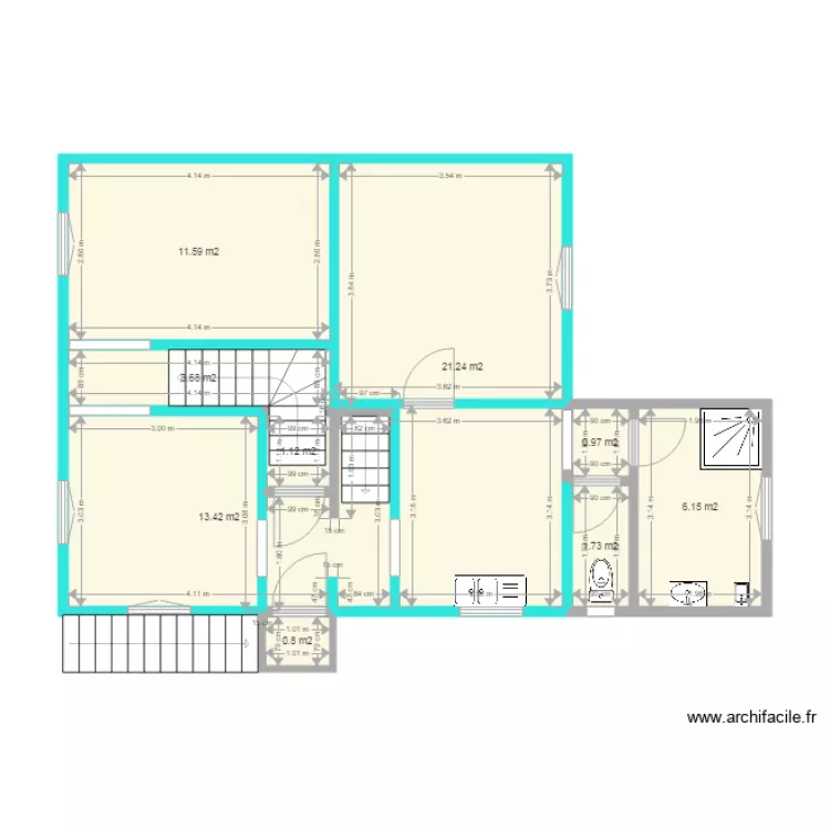 101 1er Etage Revêtement mural. Plan de 101 1er Etage Revêtement mural. Plan de