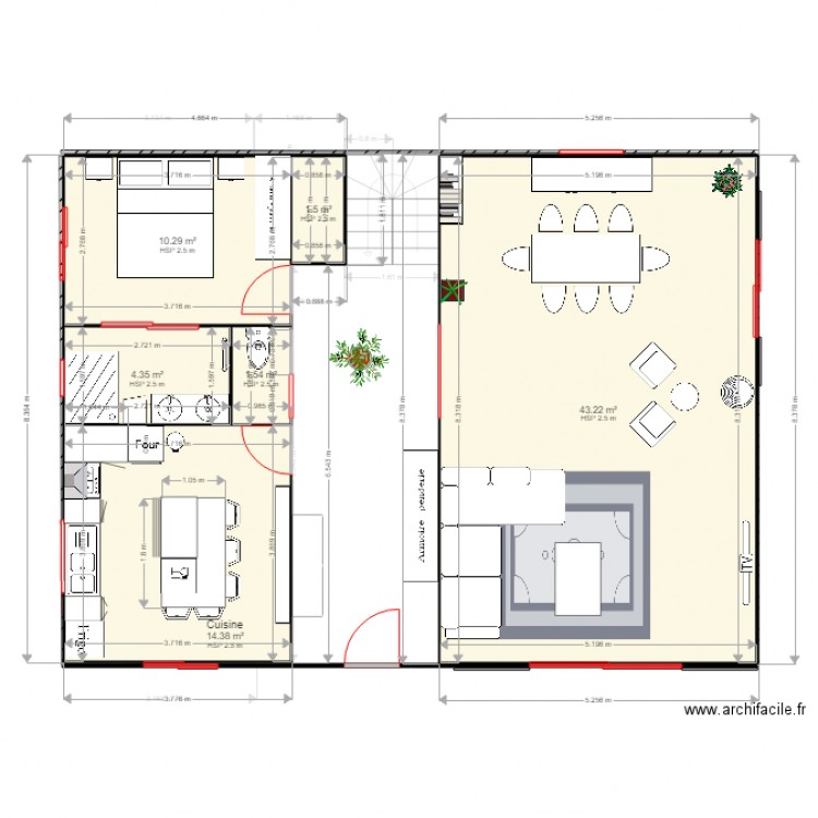 maison landre. Plan de 0 pièce et 0 m2