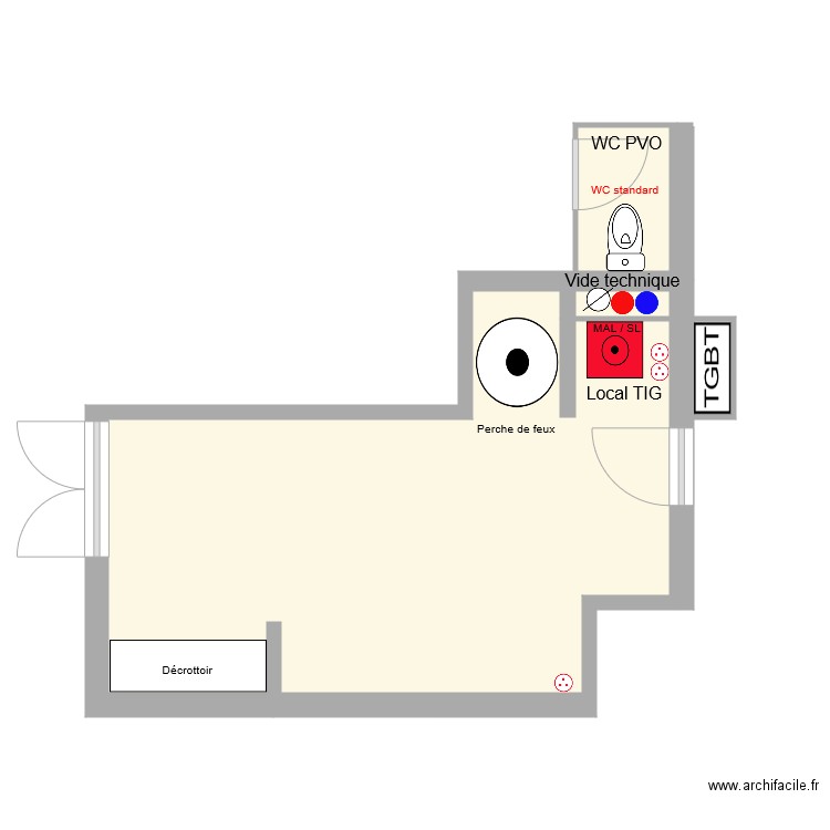 PLAN AP TRAVAUX Q3 VILC. Plan de 0 pièce et 0 m2