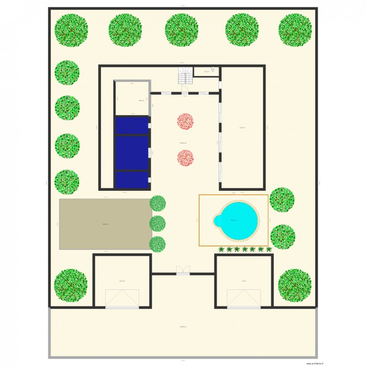 hac. Plan de 0 pièce et 0 m2