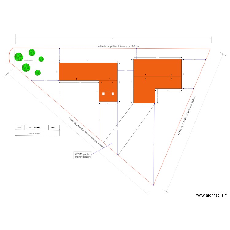 plan coulon tMASSE. Plan de 2 pièces et 204 m2