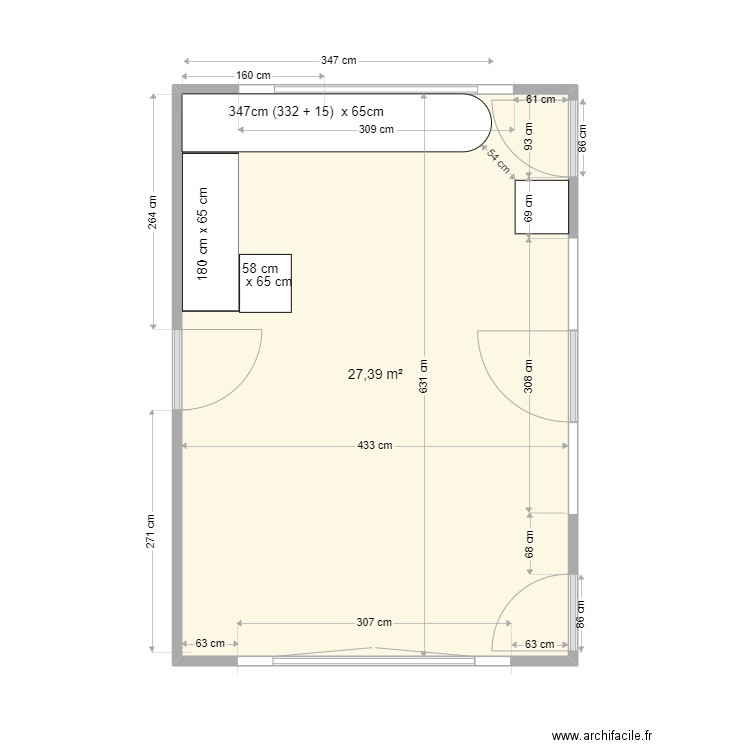 CuisineNantucket_Plans_de_travail_LM. Plan de 0 pièce et 0 m2